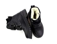 Angulus sort vinterstøvle med TEX